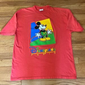 VTG ‘90s Mickey Mouse Disneyland Paris Tee